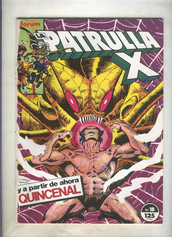 La Patrulla X volumen 1 numero 018: Mas alla....(numerado 5 en trasera)