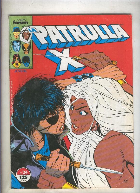 La Patrulla X volumen 1 numero 024: Bailando en la oscuridad (numerado 2 en trasera)
