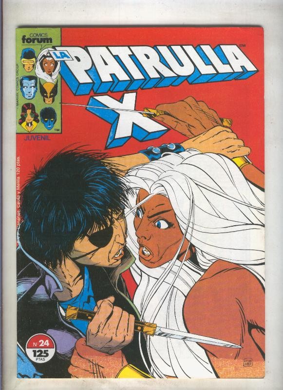 La Patrulla X volumen 1 numero 024: Bailando en la oscuridad (numerado 3 en trasera)