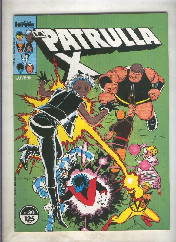 La Patrulla X volumen 1 numero 030: Sancion (numerado 1 en trasera)