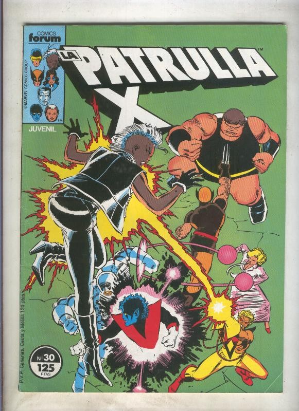 La Patrulla X volumen 1 numero 030: Sancion (numerado 3 en trasera)