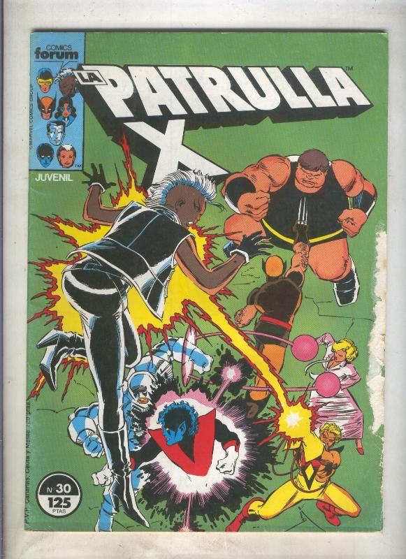 La Patrulla X volumen 1 numero 030: Sancion (numerado 4 en trasera)