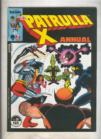 La Patrulla X volumen 1 numero 031: A la caza del tesoro (numerado 2 en trasera)