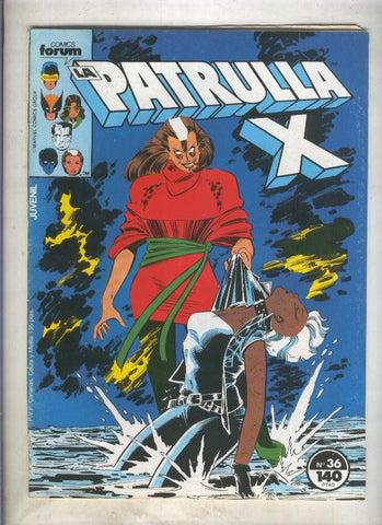 La Patrulla X volumen 1 numero 036: El pasado de los dias futuros (numerado 3 en trasera)