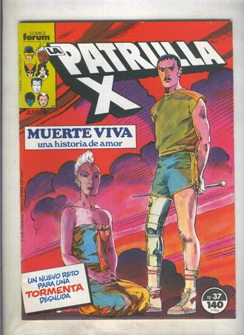 La Patrulla X volumen 1 numero 037: Muerte viva (numerado 1 en trasera)