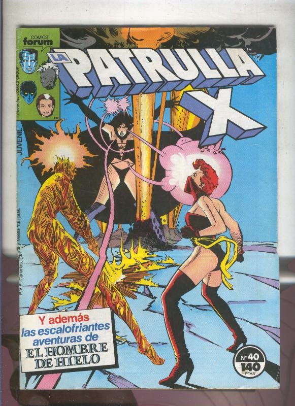 La Patrulla X volumen 1 numero 040: Las chicas son guerreras (numerado 2 en trasera)