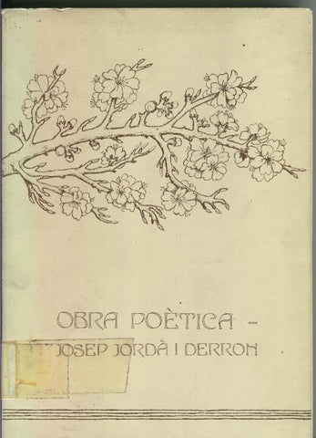 Obra poetica de Josep Jorda i Derron