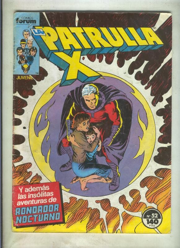 La Patrulla X volumen 1 numero 052: El juicio de Magneto (numerado 2 en trasera)