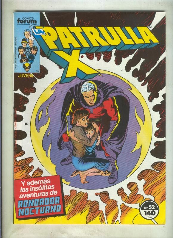 La Patrulla X volumen 1 numero 052: El juicio de Magneto (numerado 3 en trasera)