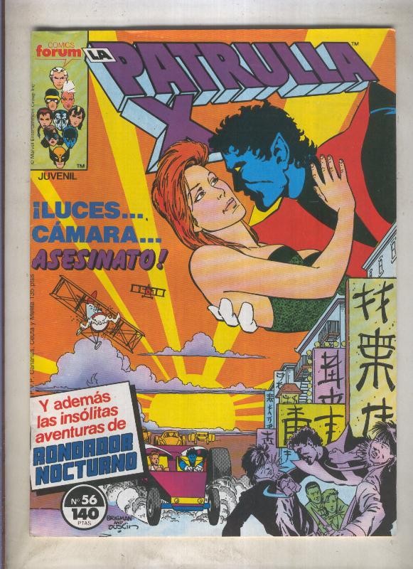La Patrulla X volumen 1 numero 056: Que le ha pasado a Rondador (numerado 1 en trasera)