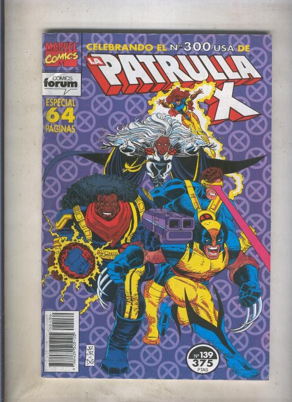 La Patrulla X volumen 1 numero 139: Legados (numerado 2 en trasera)