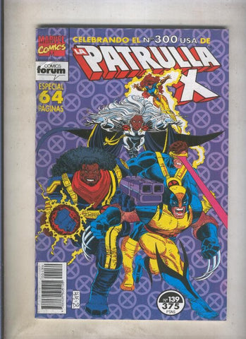 La Patrulla X volumen 1 numero 139: Legados (numerado 2 en trasera)