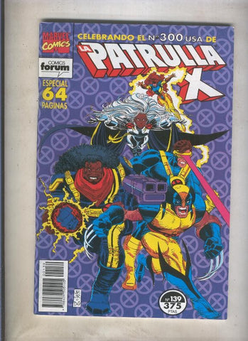 La Patrulla X volumen 1 numero 139: Legados (numerado 3 en trasera)