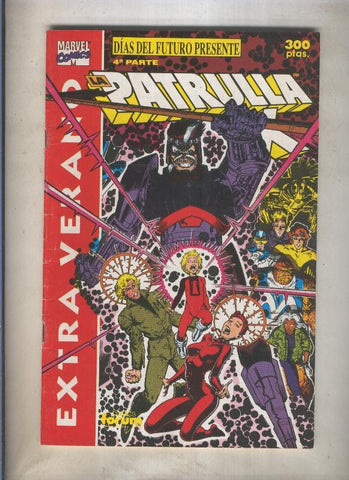 La Patrulla X especial verano 1991: Dias del futuro presente, cuarta parte (numerado 2 en trasera)