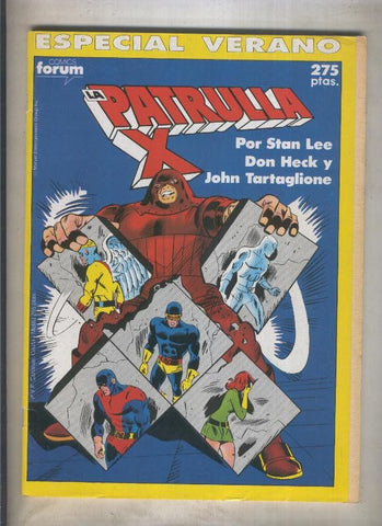 La Patrulla X especial verano 1990: el mago tiene tres caras (numerado 1 en trasera)