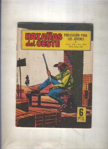 Hazañas del Oeste numero 218: Un sheriff de verdad (Pizarro)