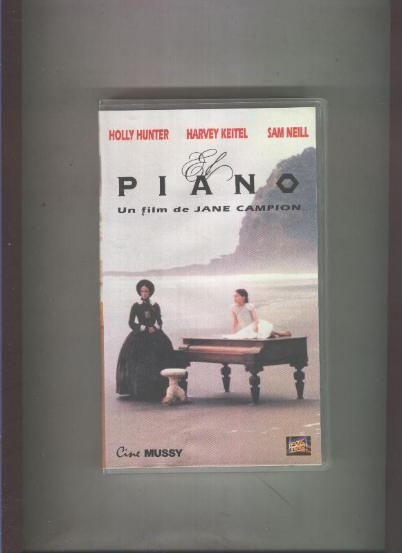 Video VHS: El piano (Holly Hunter-Harvey Keitel-Sam Neill)