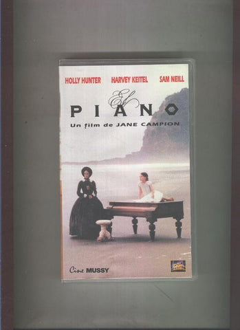 Video VHS: El piano (Holly Hunter-Harvey Keitel-Sam Neill)