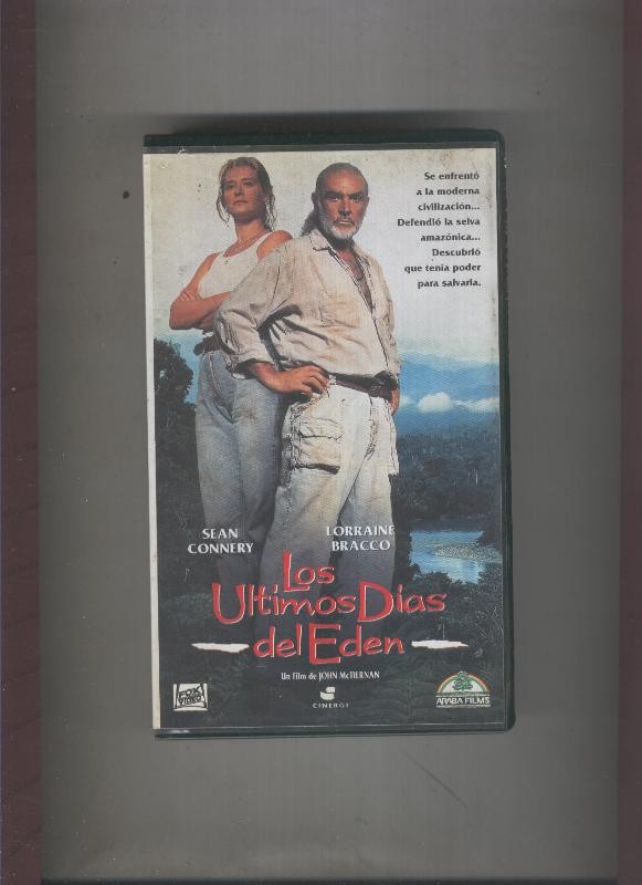 Video VHS: Los ultimos dias de Eden (Sean Connery-Lorraine Bracco)