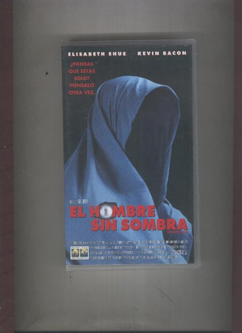 Video VHS: El hombre sin sombra (Elisabeth Shue-Kevin Bacon)