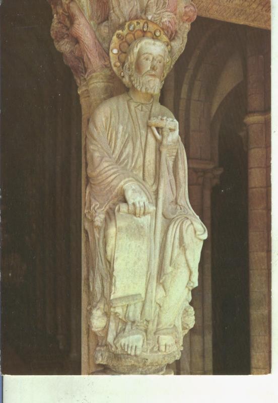 Postal 014711: Figura de Santo en Catedral de Santiago de Compostela