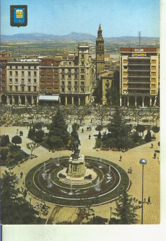Postal 014721: Plaza del Espolon de Logroño