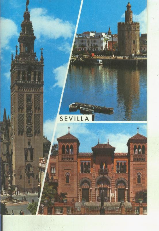 Postal 014730: vistas varias de Sevilla