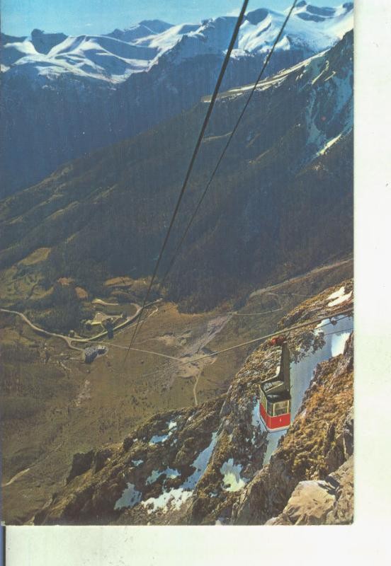 Postal 014734: Teleferico de fuente de , Santander