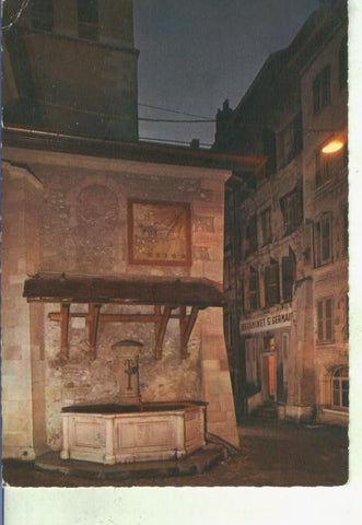 Postal 014740: Fuente de la iglesia de Saint Germain en Geneve