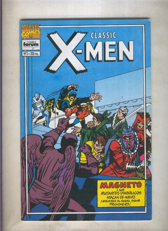 Classic X Men volumen 2 numero 03: Prisioneros: un hombre X  (numerado 1 en trasera)