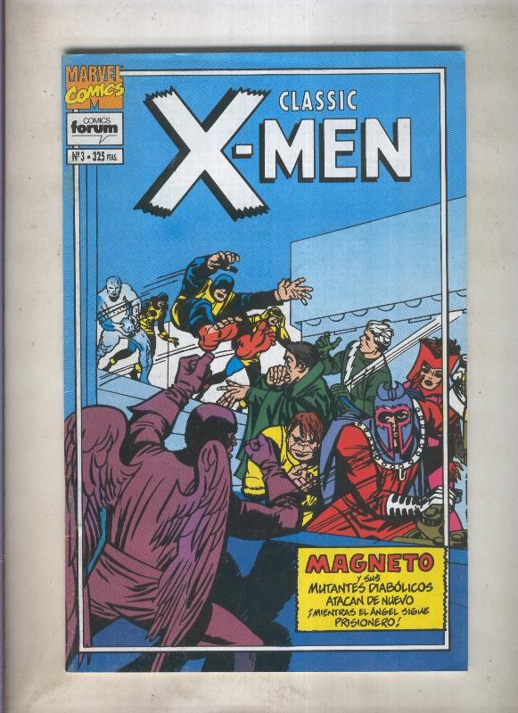 Classic X Men volumen 2 numero 03: Prisioneros: un hombre X  (numerado 2 en trasera)