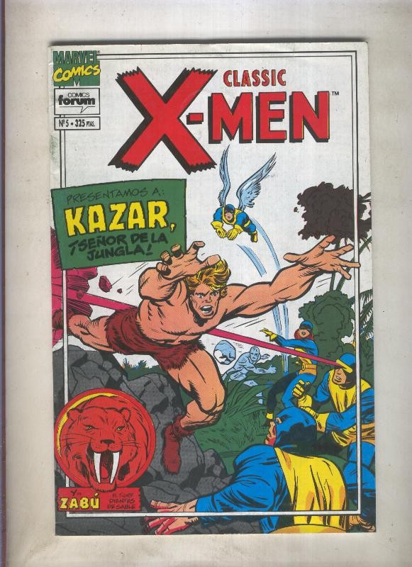Classic X Men volumen 2 numero 05: Aparecen los Vengadores (numerado 1 en trasera)