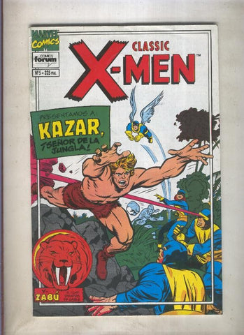 Classic X Men volumen 2 numero 05: Aparecen los Vengadores (numerado 1 en trasera)