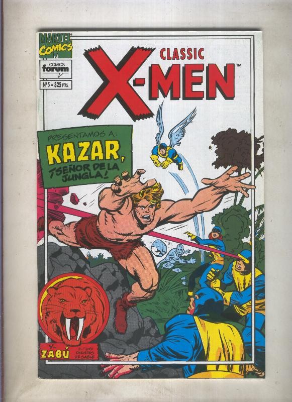Classic X Men volumen 2 numero 05: Aparecen los Vengadores (numerado 3 en trasera)