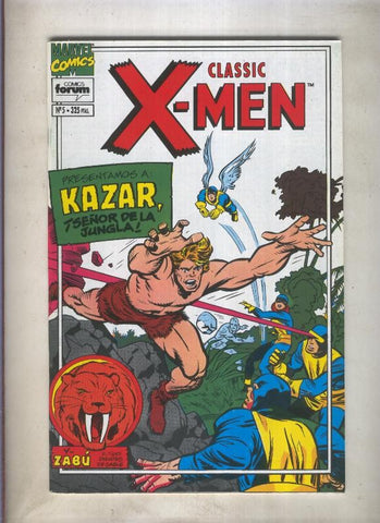 Classic X Men volumen 2 numero 05: Aparecen los Vengadores (numerado 3 en trasera)