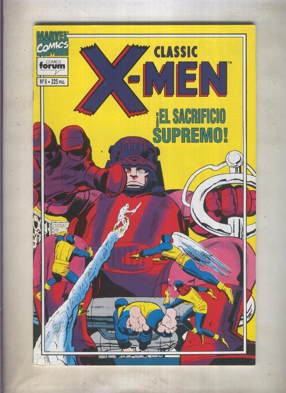 Classic X Men volumen 2 numero 08: Prisioneros del misterioso molde maestro (numerado 2 en trasera)