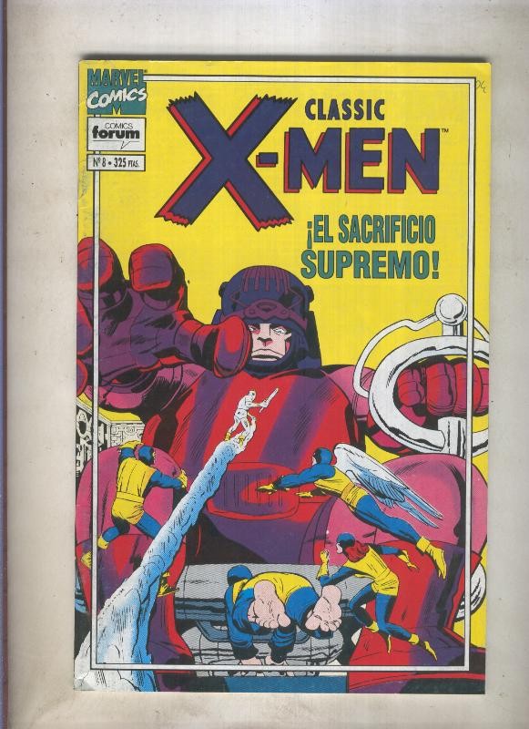 Classic X Men volumen 2 numero 08: Prisioneros del misterioso molde maestro (numerado 3 en trasera)