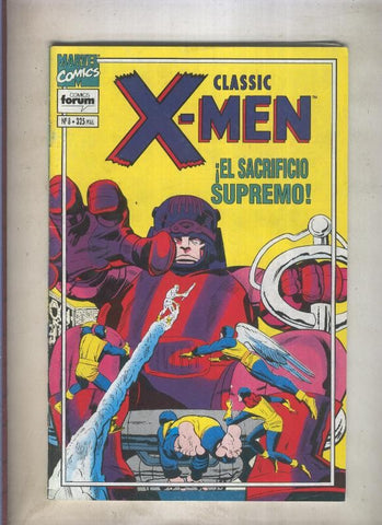 Classic X Men volumen 2 numero 08: Prisioneros del misterioso molde maestro (numerado 4 en trasera)