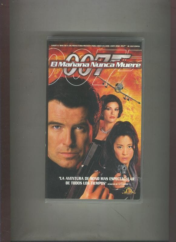 Video VHS: 007 El mañana nunca muere (Pierce Brosnan)