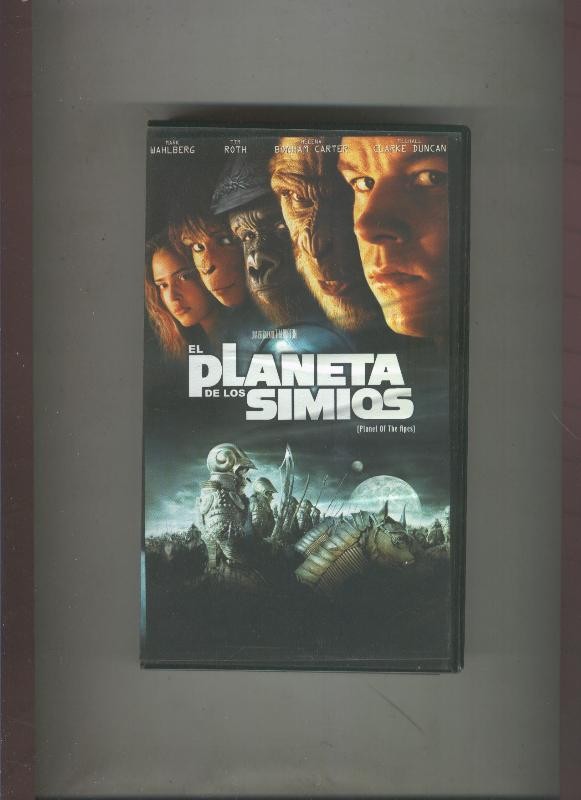 Video VHS: El planeta de los simios (Mark Wahlberg-Tim Roth)