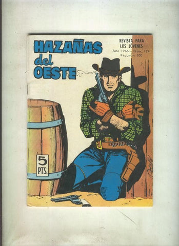 Hazañas del Oeste numero 124: Un recuerdo de guerra (Fulgencio Cabrerizo)