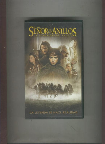Video VHS: El señor de los anillos: la comunidad del anillo