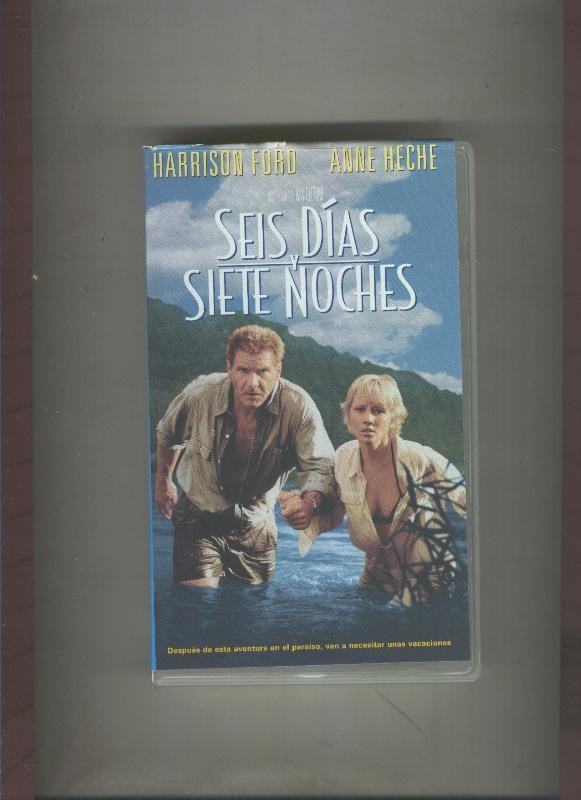 Video VHS: Seis dias y siete noches (Harrison Ford-Anne Heche)