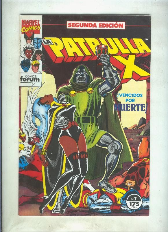 La Patrulla X volumen 1 segunda edicion numero 07 (numerado 1 en trasera)