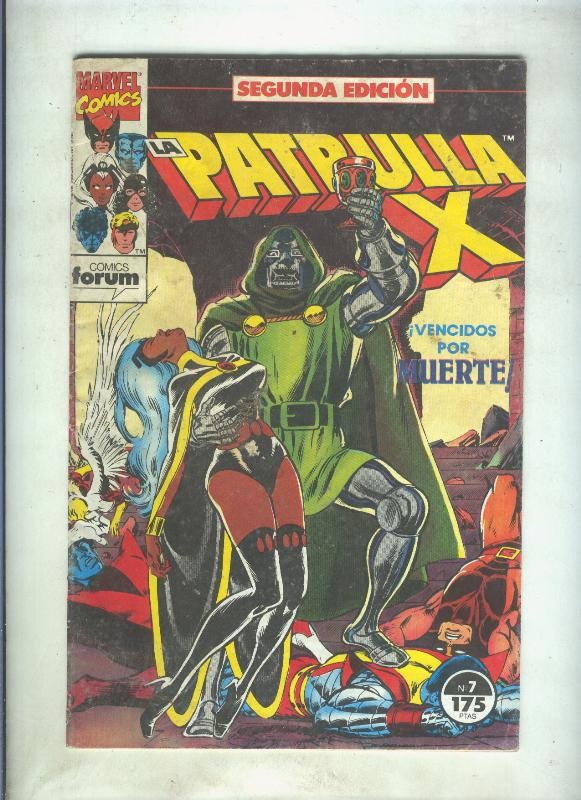 La Patrulla X volumen 1 segunda edicion numero 07 (numerado 3 en trasera)