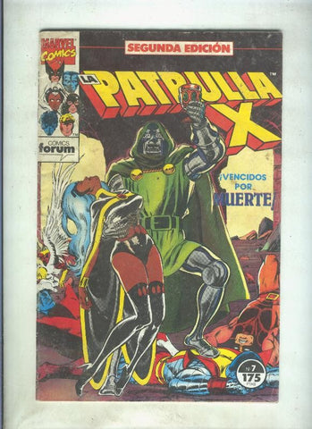 La Patrulla X volumen 1 segunda edicion numero 07 (numerado 3 en trasera)