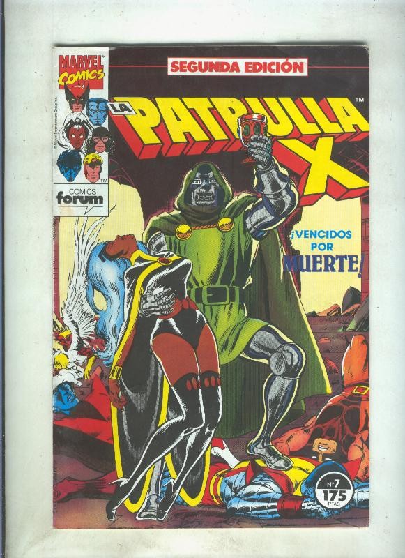 La Patrulla X volumen 1 segunda edicion numero 07 (numerado 4 en trasera)