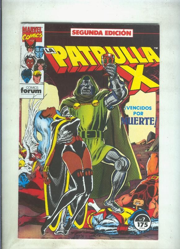 La Patrulla X volumen 1 segunda edicion numero 07 (numerado 5 en trasera)