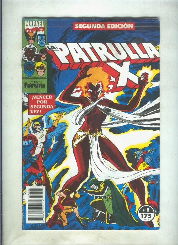 La Patrulla X volumen 1 segunda edicion numero 08 (numerado 1 en trasera)