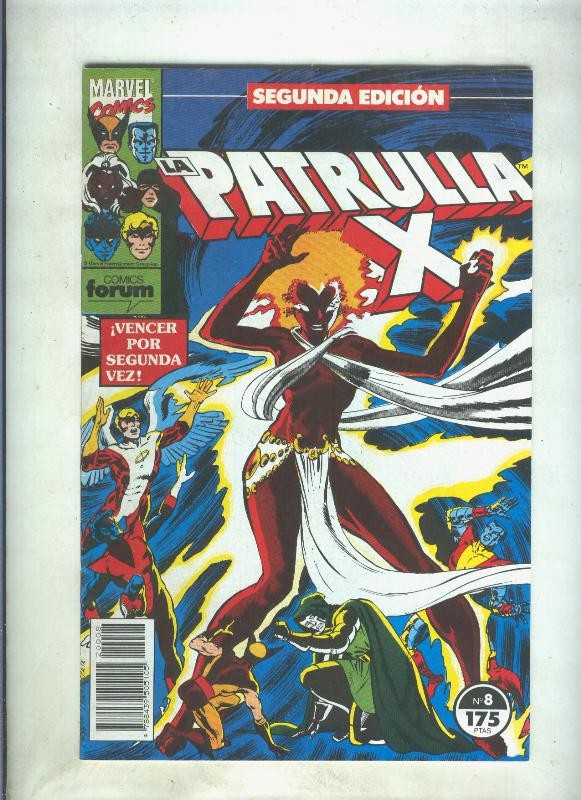 La Patrulla X volumen 1 segunda edicion numero 08 (numerado 2 en trasera)